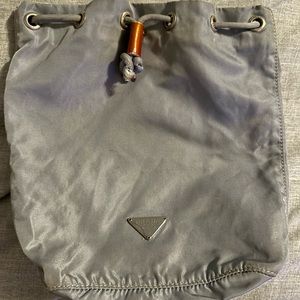 Prada Nylon Drawstring Pouch